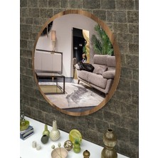 Sedaş Living Units Dekoratif Yuvarlak Antre Hol Koridor Duvar Salon Mutfak Banyo Wc Ofis Aynası 50 cm