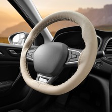 Otom Düz Deri Sarmalı Dikme Direksiyon Kılıfı DK105
