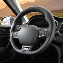 Otom Düz Deri Sarmalı Dikme Direksiyon Kılıfı DK101