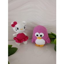 Design By Oykum Hellokitty ve Penguen Sağlıklı Oyuncak (2'li)