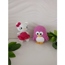 Design By Oykum Hellokitty ve Penguen Sağlıklı Oyuncak (2'li)