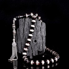 Tesbih Sepetim 925 Ayar Gümüş Püsküllü Sarmal Kuka Tesbih