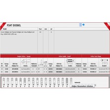 Güneş Sibop Takımı 1410 1411 In 8 Ex 8 Doblo Palıo Albea 1.3 JTD-16V 55208213 Gold