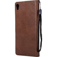 SZY Market Kart Yuvası ile Sony Xperia Xa Ultra Için Flip Case Yüksek Kalite Deri (Yurt Dışından)