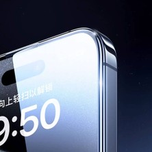 Wiwu iPhone 15 Plus Uyumlu Temperli Ekran Koruyucu  GT-009 Polimer Oleofobik Kaplama Hd Görünüm
