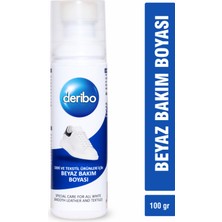 Deribo Beyaz Spor Deri ve Kumaş Ayakkabı Boyası. 100ML.