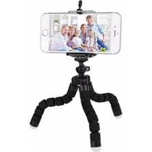 Mi7a Süngerli Ahtapot Tripod Telefon Tutucu Mavi 27 cm