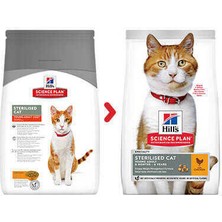 Hill's Young Sterilised Tavuklu Kısırlaştırılmış Yetişkin Kedi Maması 10 kg