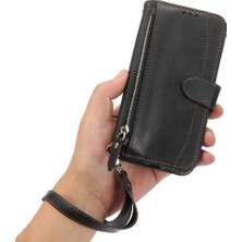 SZY Market Xiaomi Redmi 10C Için Flip Case Pu Deri Kayış Kart Tutucu Kickstand (Yurt Dışından)