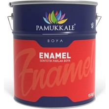 Pamukkale Enamel Sentetik Parlak Boya 15 kg Nefti Yeşili Ral 6005