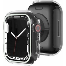 Alstrap Apple Watch Uyumlu 38MM Light Case Sert Şeffaf Kapak