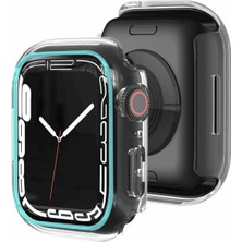 Alstrap Apple Watch Uyumlu 44MM Light Case Sert Şeffaf Kapak