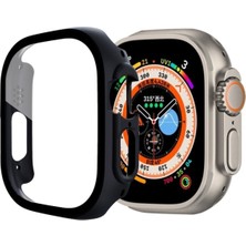 Alstrap Apple Watch Uyumlu 42MM Kasa ve Ekran Koruyucu 360 Tam Koruma Kapak
