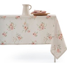 Vanelli Home Soft Çiçek Baskılı Dikdörtgen Masa Örtüsü