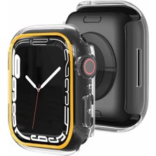 Alstrap Apple Watch Uyumlu 38MM Light Case Sert Şeffaf Kapak