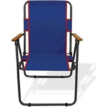 Katlanabilir Plaj Piknik Sandalyesi Mavi