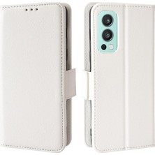 Mays Boutique Oneplus Nord 2 5g Için Kılıf Pu Deri Yan Toka Cüzdan Kart Yuvaları Tutucu (Yurt Dışından)