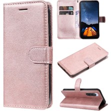 Mays Boutique Sony Xperia 10V Için Flip Case Yüksek Kalite Deri Klasik Düz Renk (Yurt Dışından)