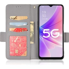 Mays Boutique Oneplus Nord N300 Cüzdan Kart Yuvaları Için Kılıf Tutucu Yan Toka Manyetik (Yurt Dışından)