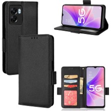 Mays Boutique Oneplus Nord N300 Cüzdan Kart Yuvaları Için Kılıf Tutucu Yan Toka Manyetik (Yurt Dışından)