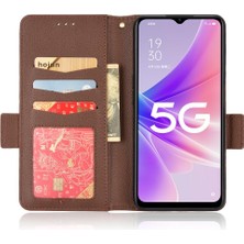 Mays Boutique Oneplus Nord N300 Cüzdan Kart Yuvaları Için Kılıf Tutucu Yan Toka Manyetik (Yurt Dışından)