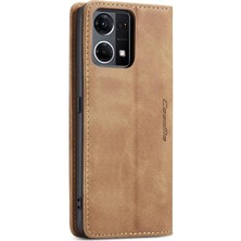 Mays Boutique Oppo Oppo 7 4g Için Flip Case Vintage Pu Deri Cüzdan Manyetik Kapatma (Yurt Dışından)