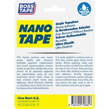 Boss Tape 2 Metre Çok Güçlü Çift Taraflı Nano Bant Sarı