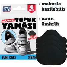 Boss Tape Ayakkabı Topuk Yaması Kendinden Yapışkanlı Ayakkabı Tamir Bandı Siyah