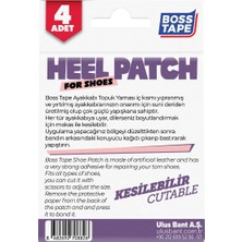 Boss Tape Ayakkabı Topuk Yaması Kendinden Yapışkanlı Ayakkabı Tamir Bandı Beyaz