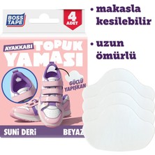 Boss Tape Ayakkabı Topuk Yaması Kendinden Yapışkanlı Ayakkabı Tamir Bandı Beyaz