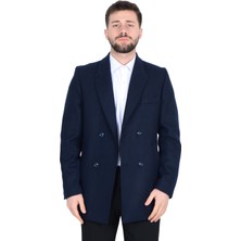 Cengiz Inler Kısa Kruvaze Erkek Kaşe Kaban
