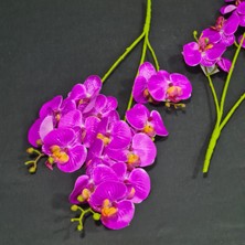 Konak 3 Dallı Orkide Orta Koyu Pembe (Yapay Çiçektir)