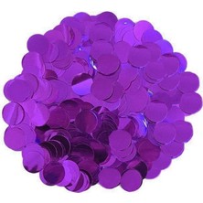 Parti Adresi Balon Pulu Metalize Pul Konfeti Mor