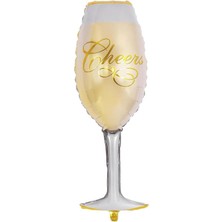Parti Adresi Cheers Kadeh Folyo Balon Bekarlığa Veda Parti Balonu 92 cm