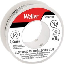 Weller EL99/1-100 Kurşunsuz Lehim Teli SN99.3CU0.7, 1 mm, 100 Gr (T0054025199)