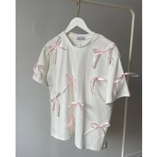 Pinkys Fiyonklu Tasarım Oversize T-Shirt