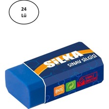 Silka Orta Boy Mavi Sınav Silgisi Art9 24 Lü