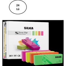 Silka Neon Silgi 24'lü