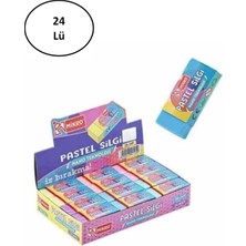 Mikro Pastel Silgi (2B-24P) 24'lü
