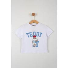 Trendimizbir Erkek Çocuk Teddy Yazılı Şortlu Takım