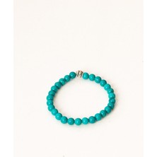Zeynep Büyükbay Firuze Doğal Taş Bileklik (6mm Küre Kesim)