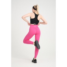 Gymhams Ultra Yüksek Kalite Fitilli Kalçası Büzgülü Kalça Şekillendirici Push Up Yüksek Bel Toparlayıcı Spor Fitness Yoga Tayt