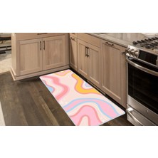 Colorix Carpet Kaymaz Taban Tezgah Önü Mutfak Paspası 75X150 cm No: 1368