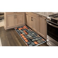 Colorix Carpet Kaymaz Taban Tezgah Önü Mutfak Paspası 75X150 cm No: 936