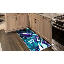 Colorix Carpet Kaymaz Taban Tezgah Önü Mutfak Paspası 75X150 cm No: 954