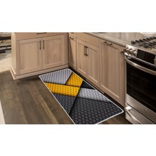 Colorix Carpet Kaymaz Taban Tezgah Önü Mutfak Paspası 75X150 cm No: 1146