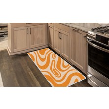 Colorix Carpet Kaymaz Taban Tezgah Önü Mutfak Paspası 75X150 cm No: 1357