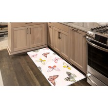 Colorix Carpet Kaymaz Taban Tezgah Önü Mutfak Paspası 75X150 cm No: 1358