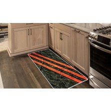 Colorix Carpet Kaymaz Taban Tezgah Önü Mutfak Paspası 75X150 cm No: 941