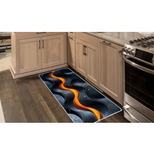 Colorix Carpet Kaymaz Taban Tezgah Önü Mutfak Paspası 75X150 cm No: 762